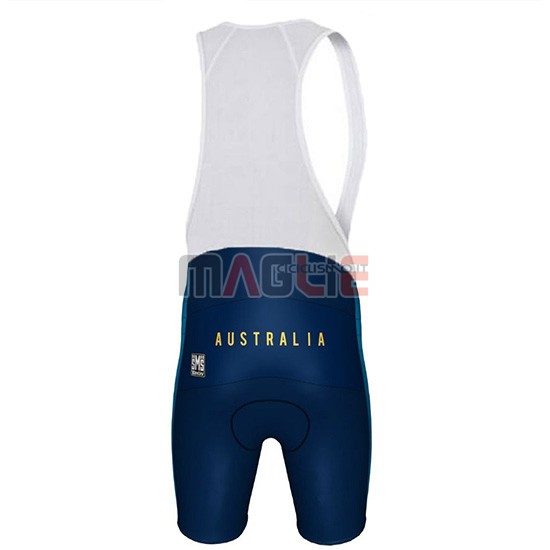 2018 Maglia Australia Manica Corta Bianco e Blu - Clicca l'immagine per chiudere